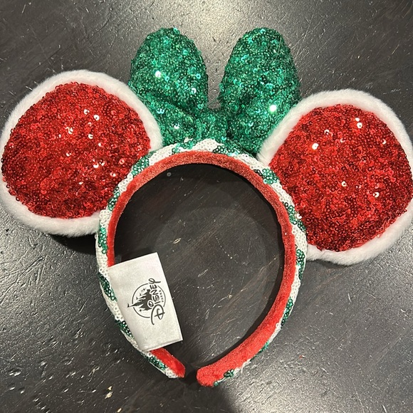 Disney Parks Exclusive- Minnie Mouse Holiday Ears - Picture 2 of 3